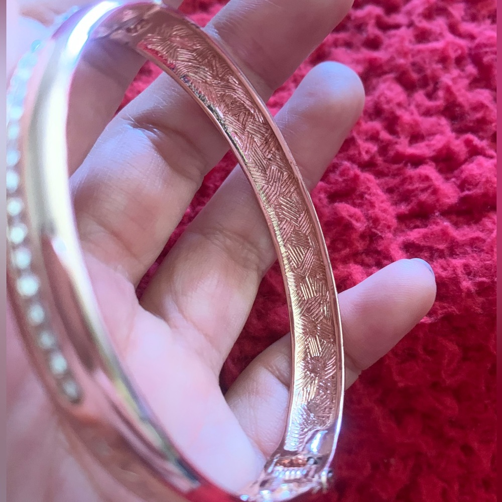 T Tahari And I.N.C. Crystal Bypass Bangle Bracelet - image 4